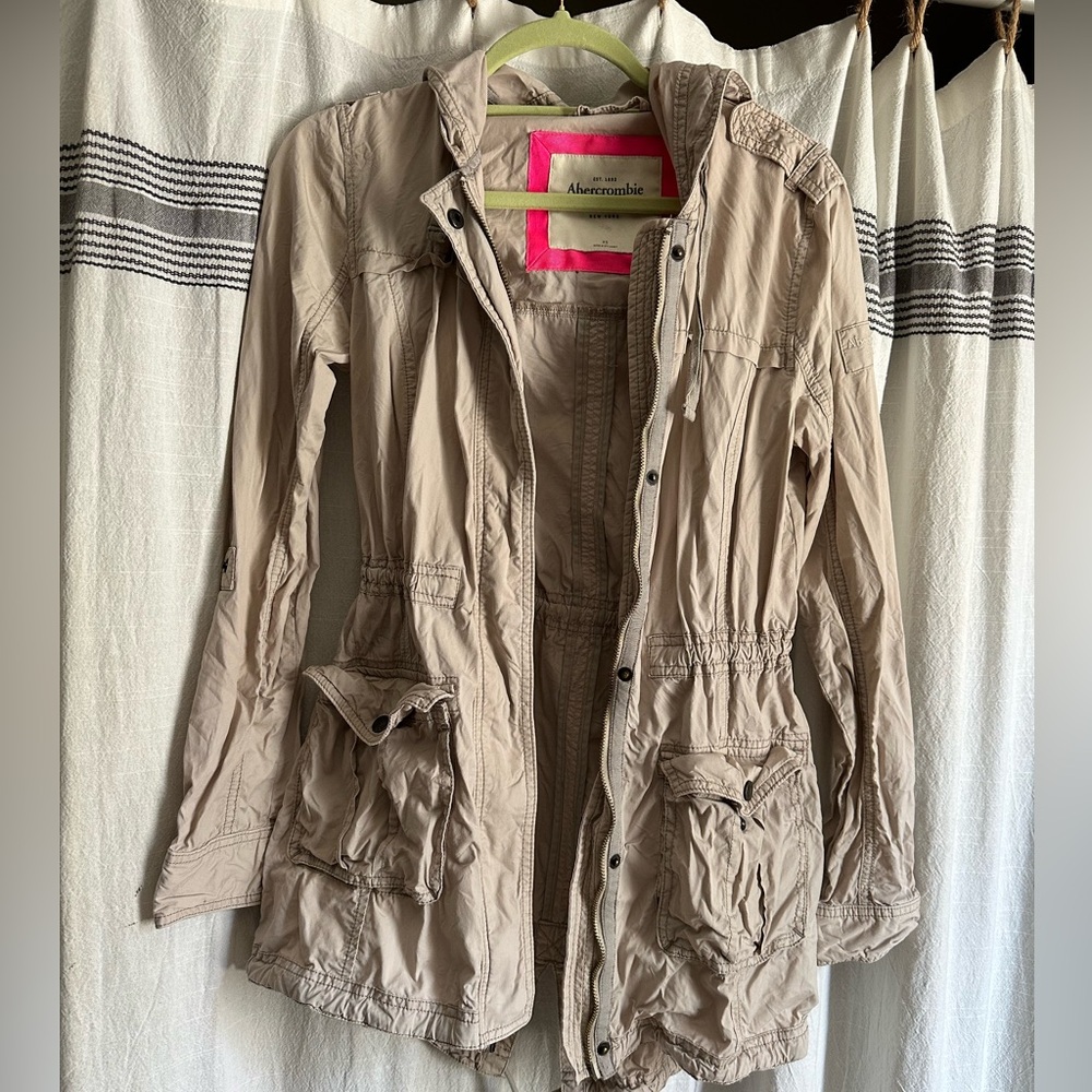 Abercrombie & Fitch Beige utility Jacket